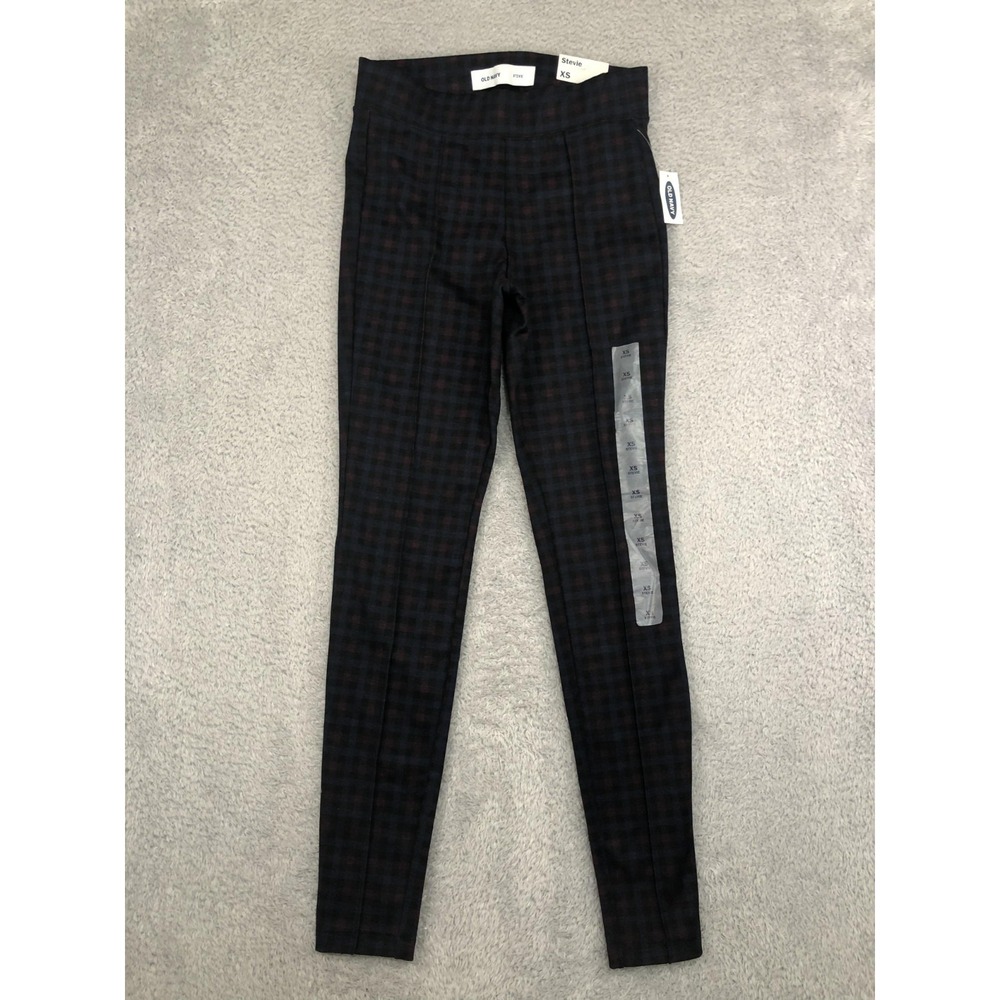 Old Navy Leggings Woman's XS (26x28.5) Multicolor NWT Stevie Plaid